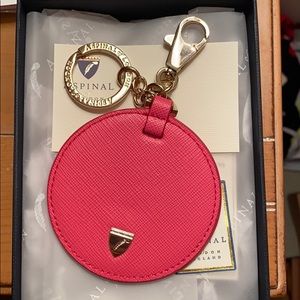 Aspinal of London leather key ring